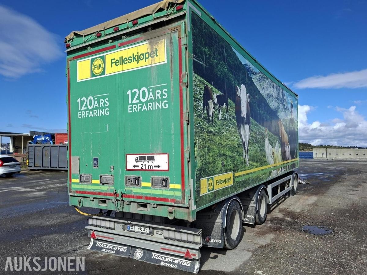 2008 Trailer-Bygg slepvogn 30 tonn m/ sideåpning / rullepresenning 